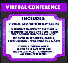 Load image into Gallery viewer, Stairway To The Stars VIRTUAL CONFERENCE - 30 day Instant Access