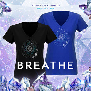 Breathe v-neck t-shirt