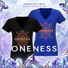 Load image into Gallery viewer, Oneness (Molecule) v-neck t-shirt