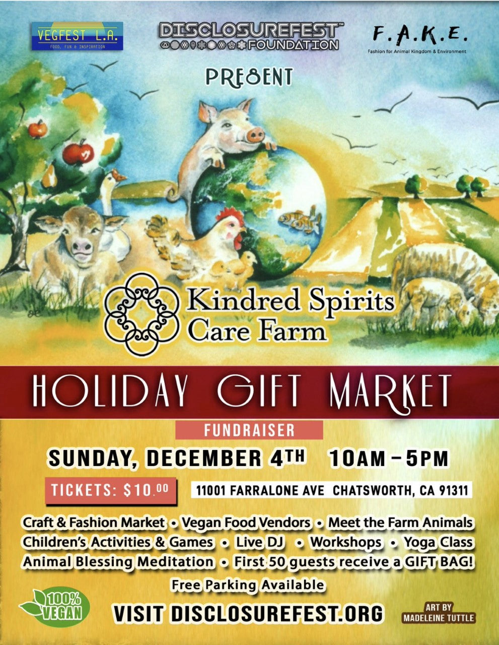 A Holiday Craft Fair Fundraiser Vendor Booth